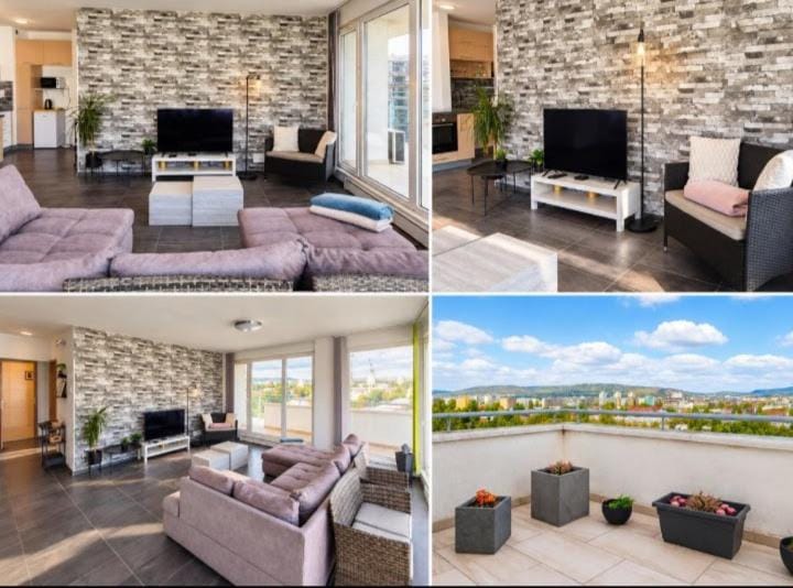 Patio, Communal lounge/ TV room, TV and multimedia, View (from property/room), Balcony/Terrace, Living room, Seating area, Evening entertainment