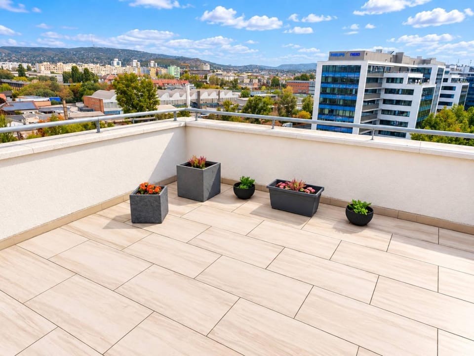 Patio, Day, View (from property/room), Balcony/Terrace, City view, Mountain view