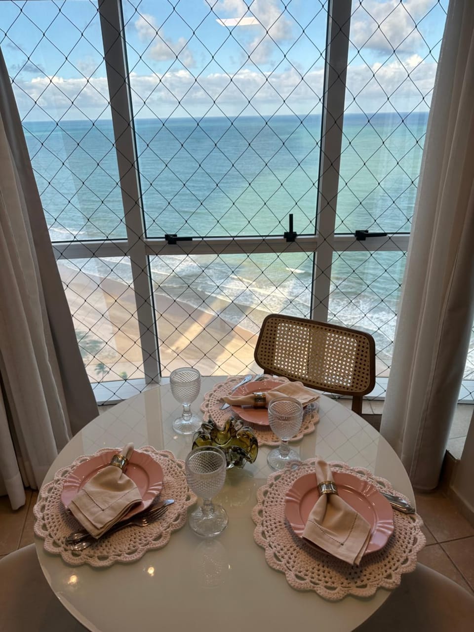 2704 Flat Beira Mar Av Boa viagem Vista Deslumbrante e com cozinha Apartment hotel in Recife