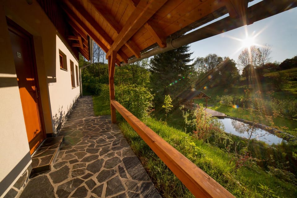 Facade/entrance, Garden view