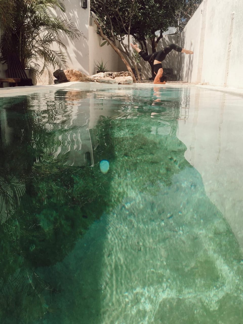 Pool view, Inner courtyard view