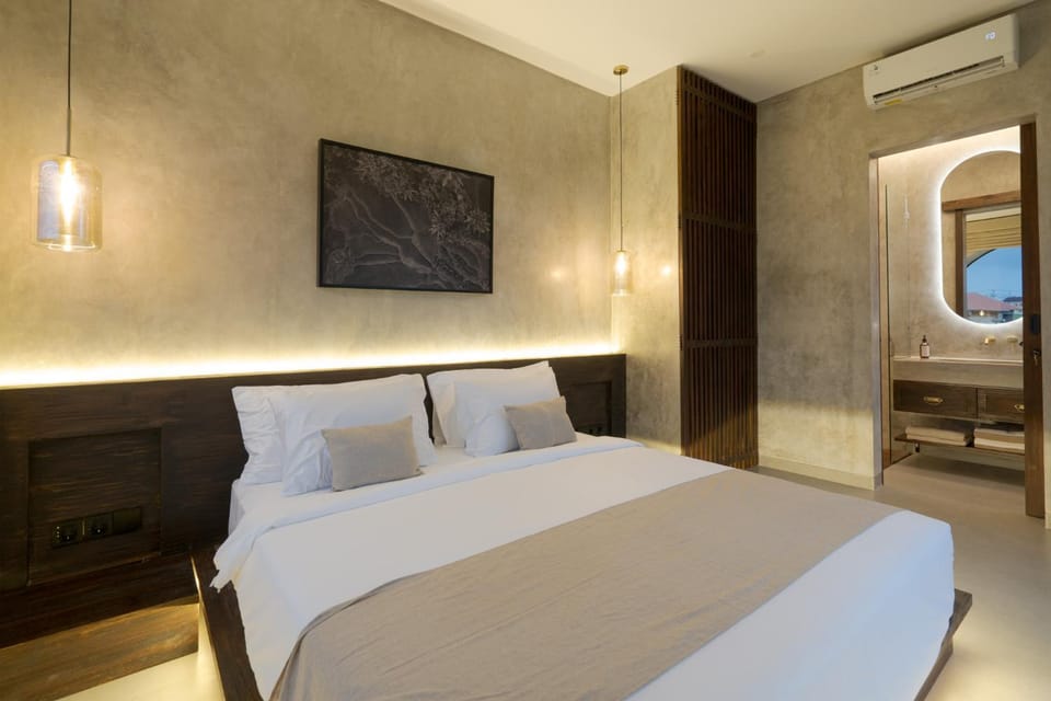 Bed, View (from property/room), Bedroom, air conditioner