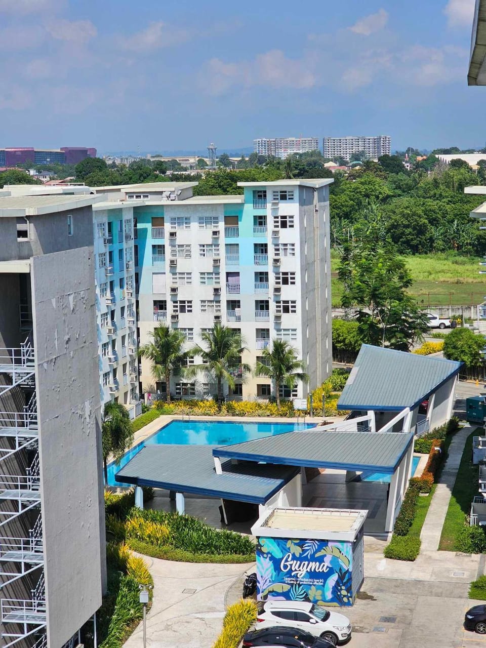 Property building, Pool view, Swimming pool
