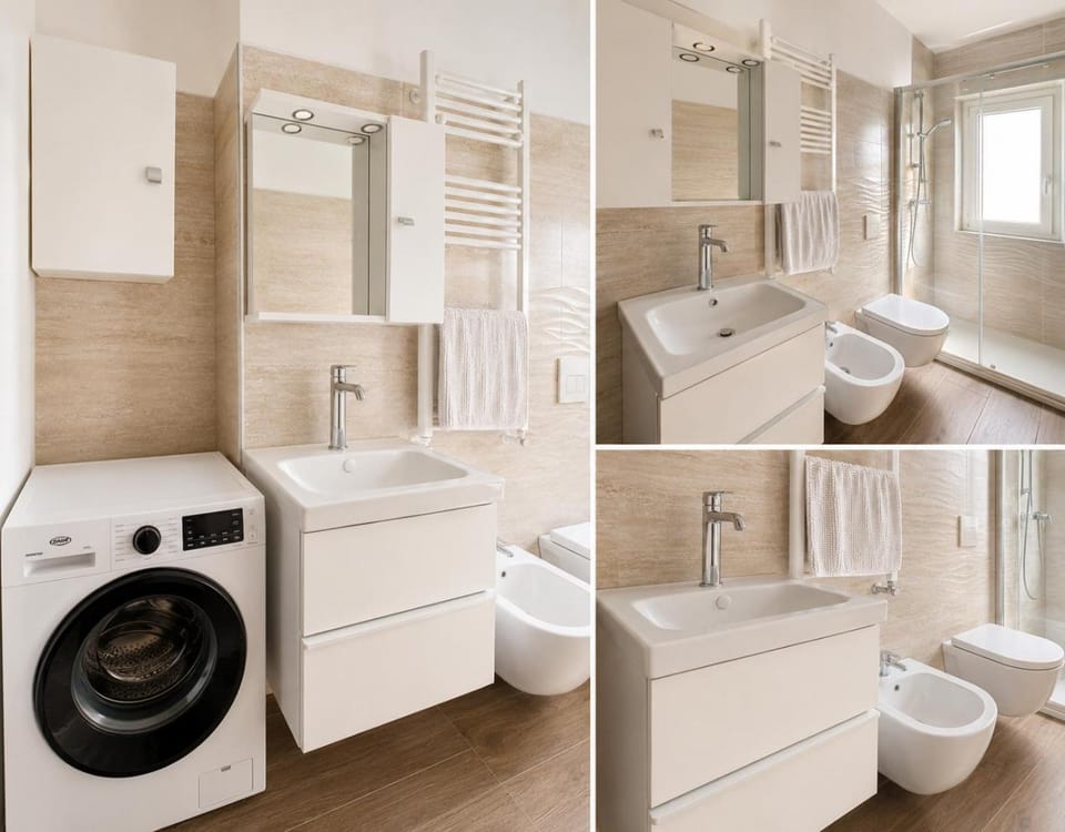 Bathroom, laundry