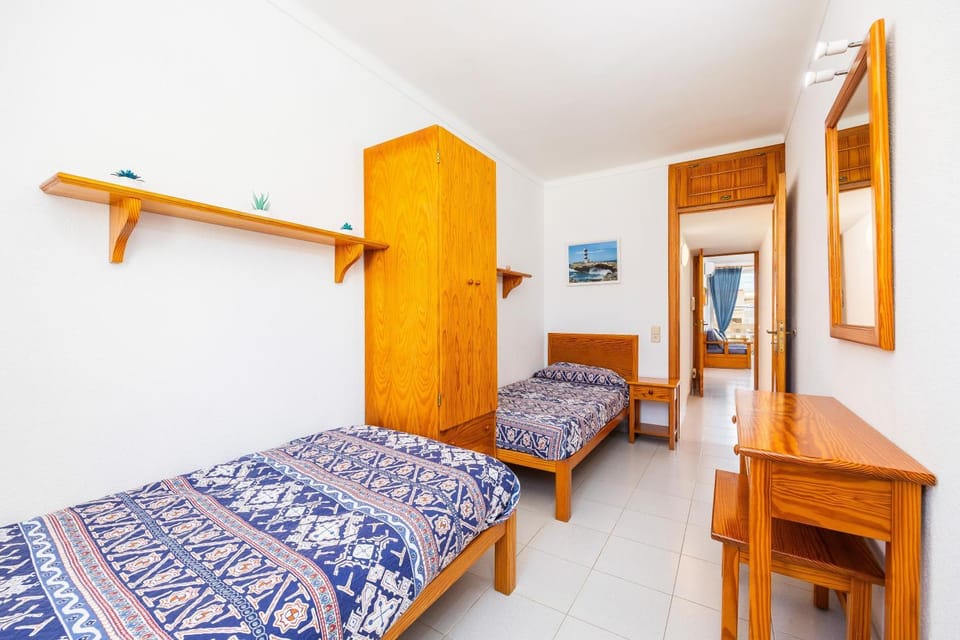 Property building, Living room, Bedroom