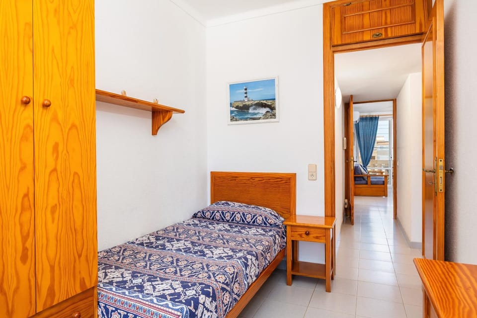 Property building, Living room, Bedroom