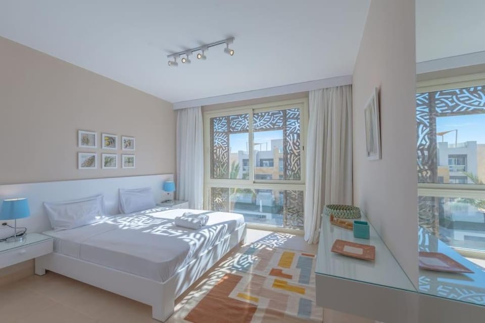 Beach-Inspired 1BR in Mangroovy, El Gouna. Sea & Pool Apartment in Hurghada