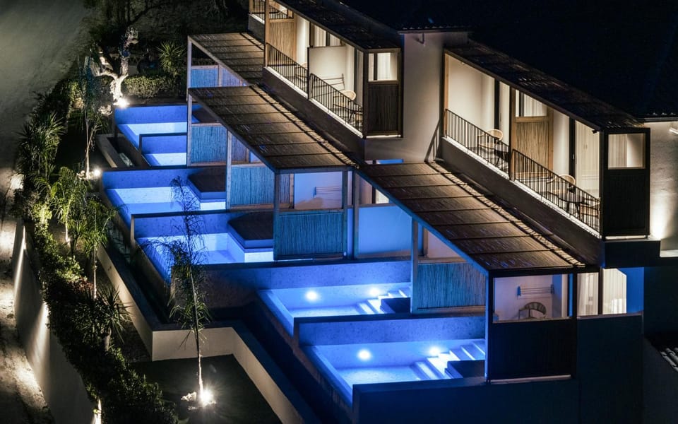 Night, Swimming pool
