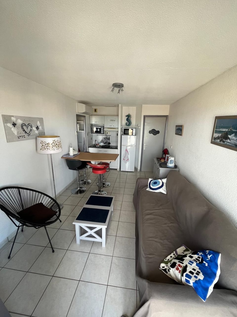 La mer pour décor de fond Apartment in Fleury