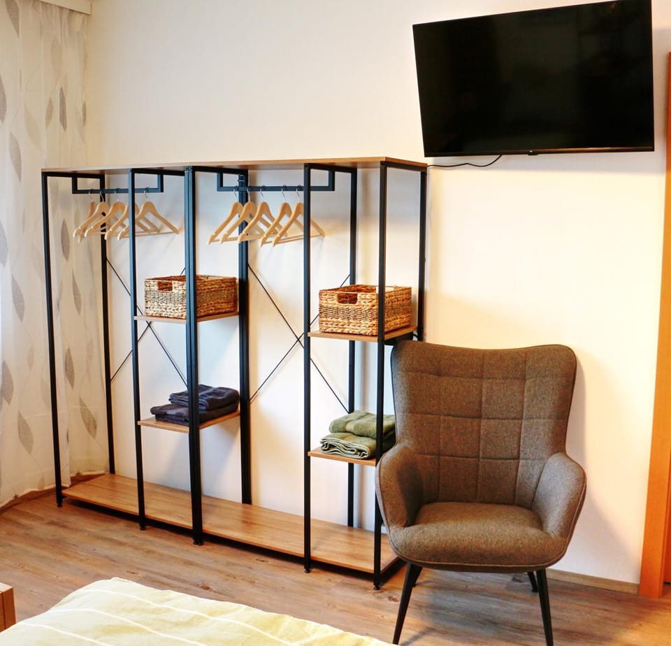 Photo of the whole room, Seating area, wardrobe
