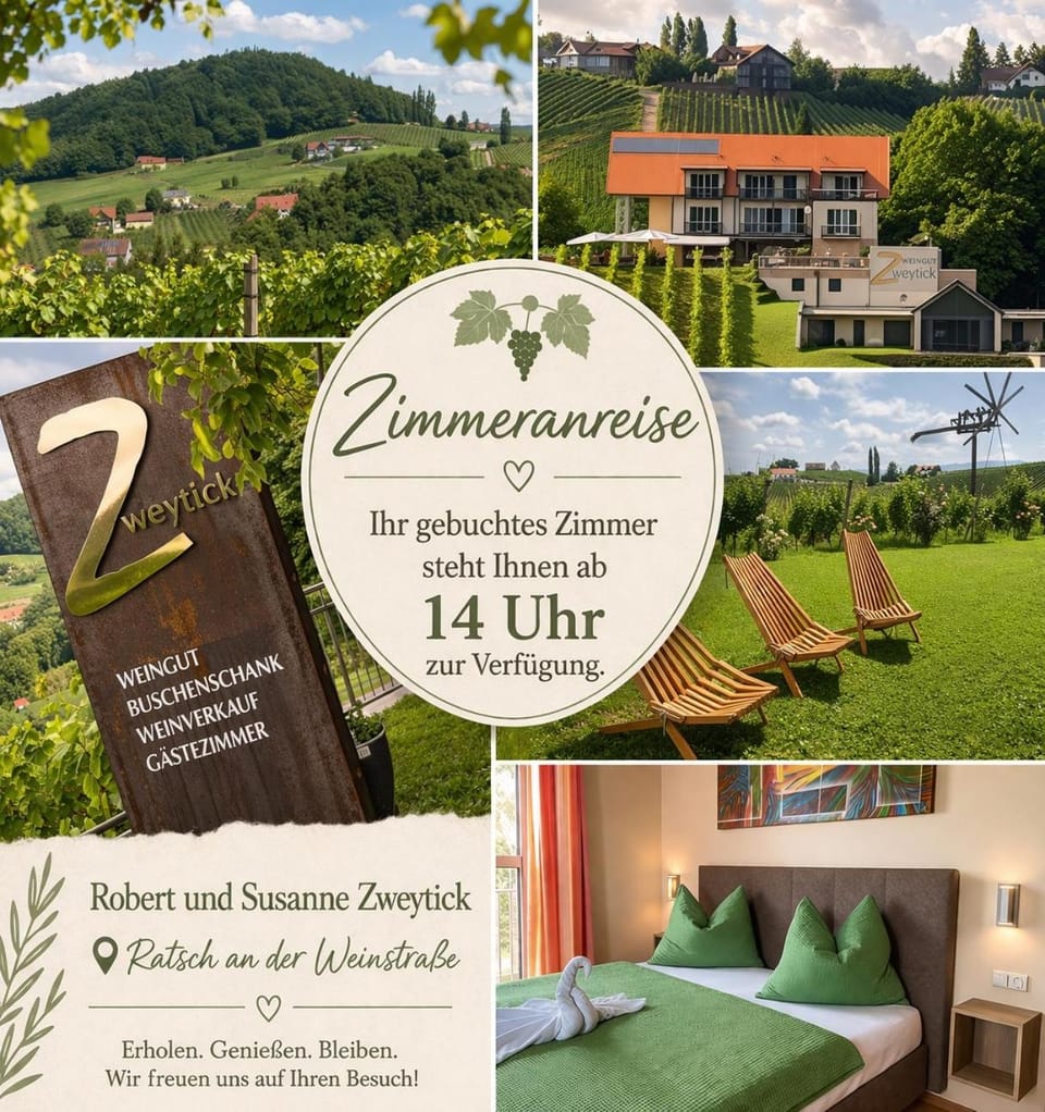 Zweytick Gästezimmer Weingut Bed and Breakfast in Styria