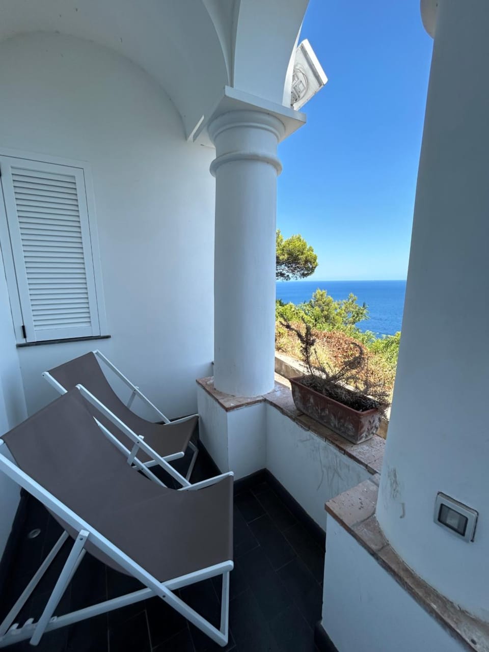 Natural landscape, View (from property/room), Balcony/Terrace, Sea view, sunbed