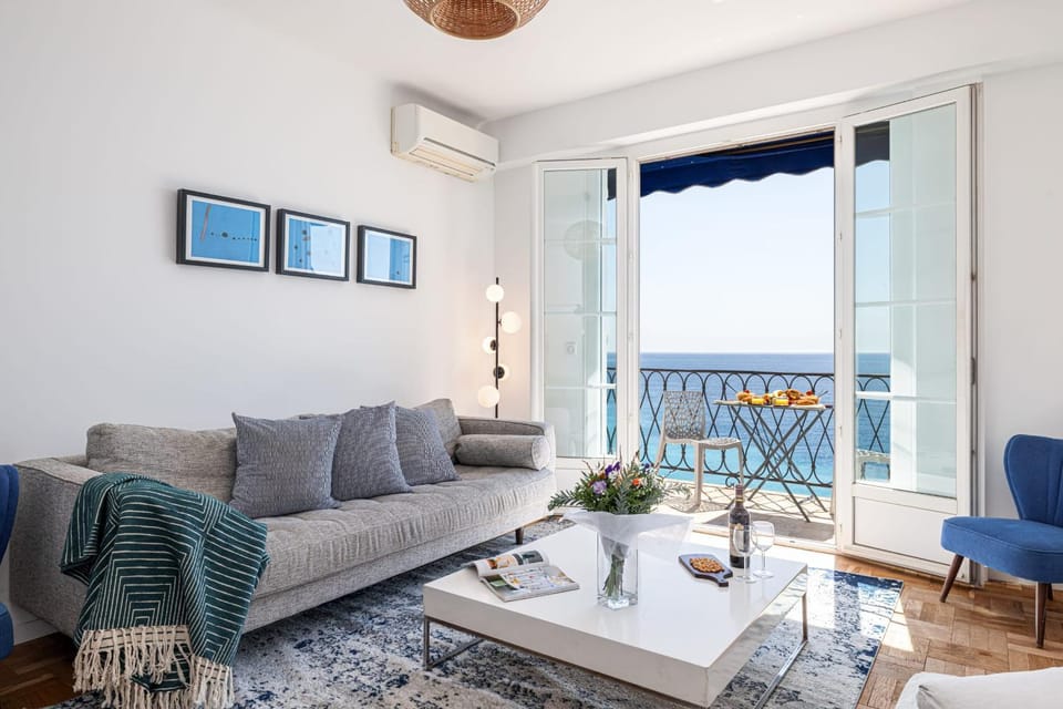 MY CASA - ETAT UNIS 93 INDIGO - Amazing Sea View Aprt with AC Apartment in Nice