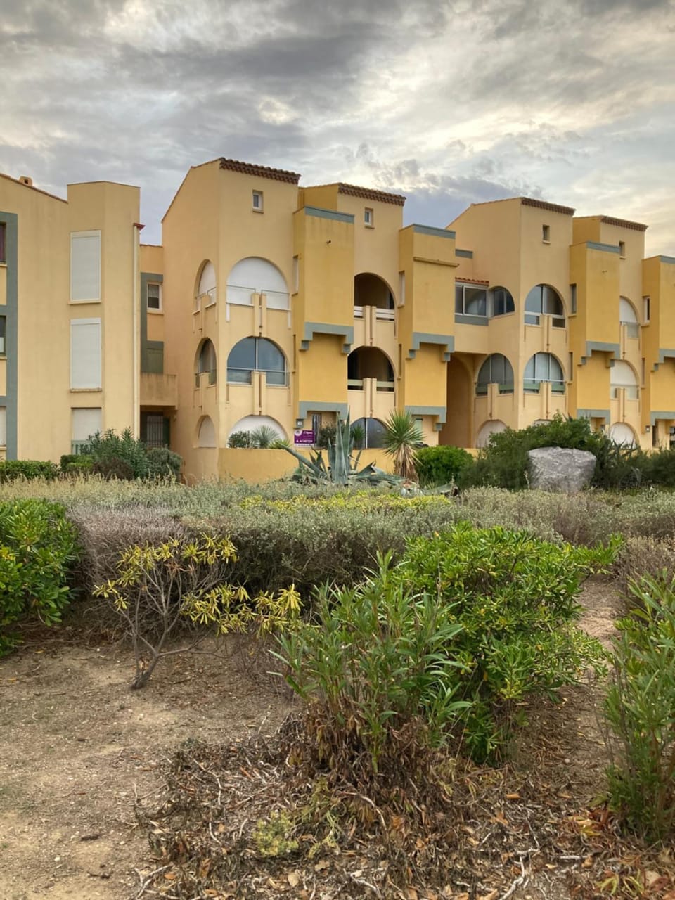 Property building, Garden view