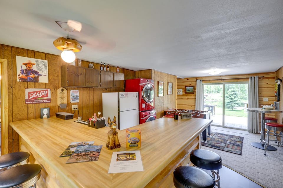Country Vacation Rental in Mercer at Waterfall! House in Wisconsin