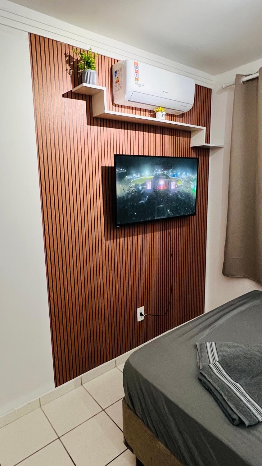 Bed, TV and multimedia, Bedroom, air conditioner