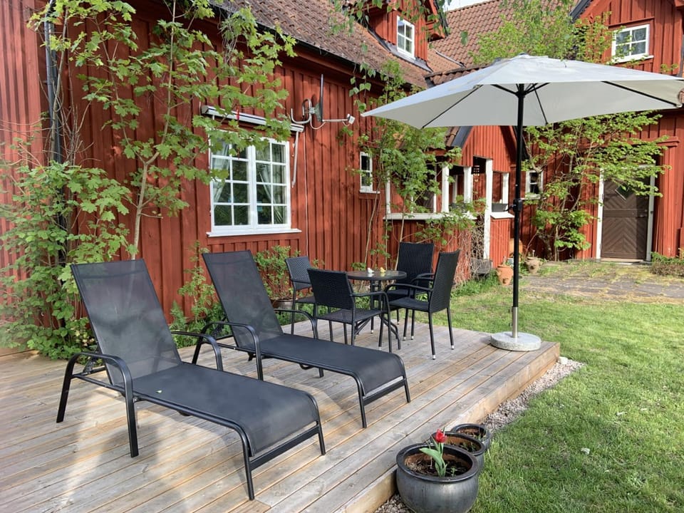 Patio, Garden, Balcony/Terrace, Seating area, sunbed