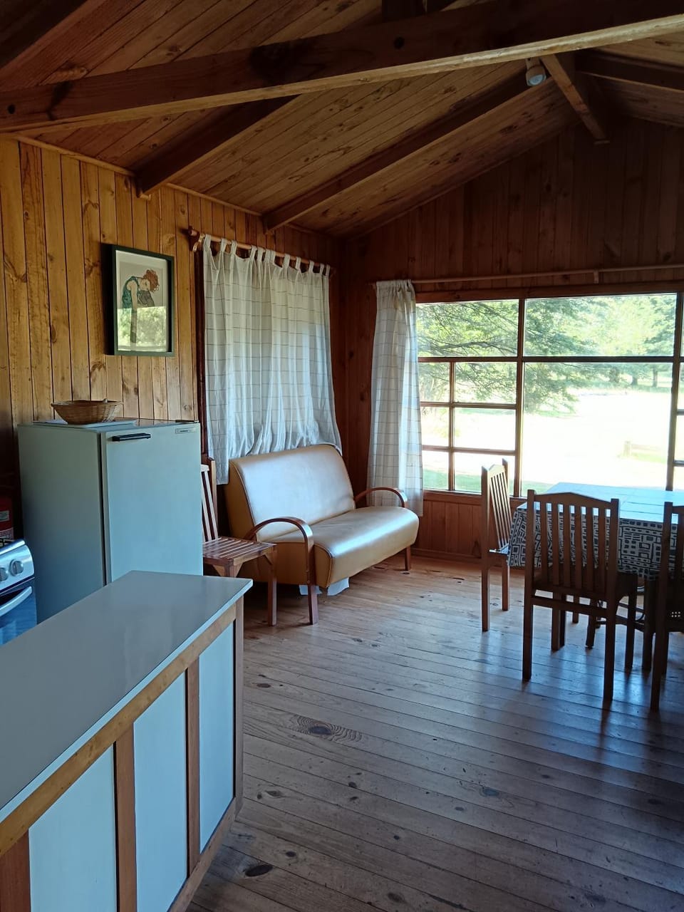 Kitchen or kitchenette, Living room, Dining area