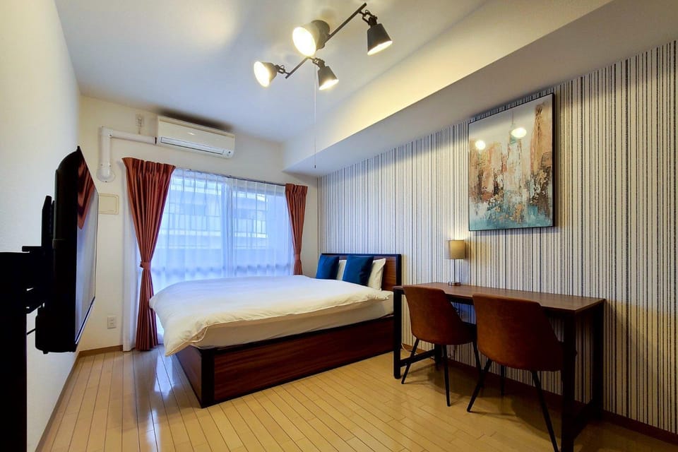 Bed, TV and multimedia, Bedroom, air conditioner