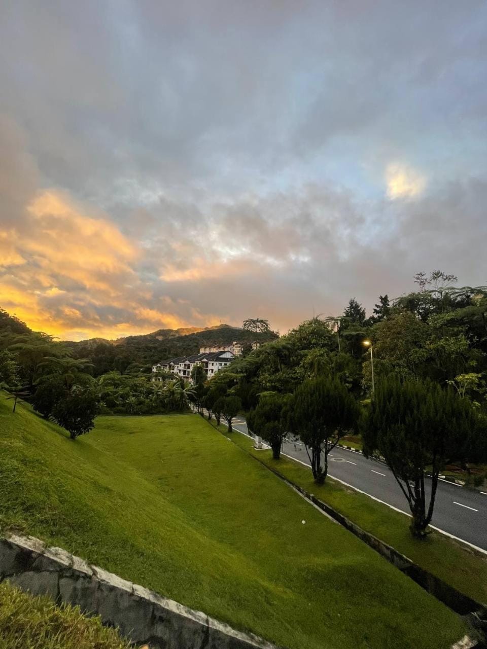 Nearby landmark, Natural landscape, Sunset
