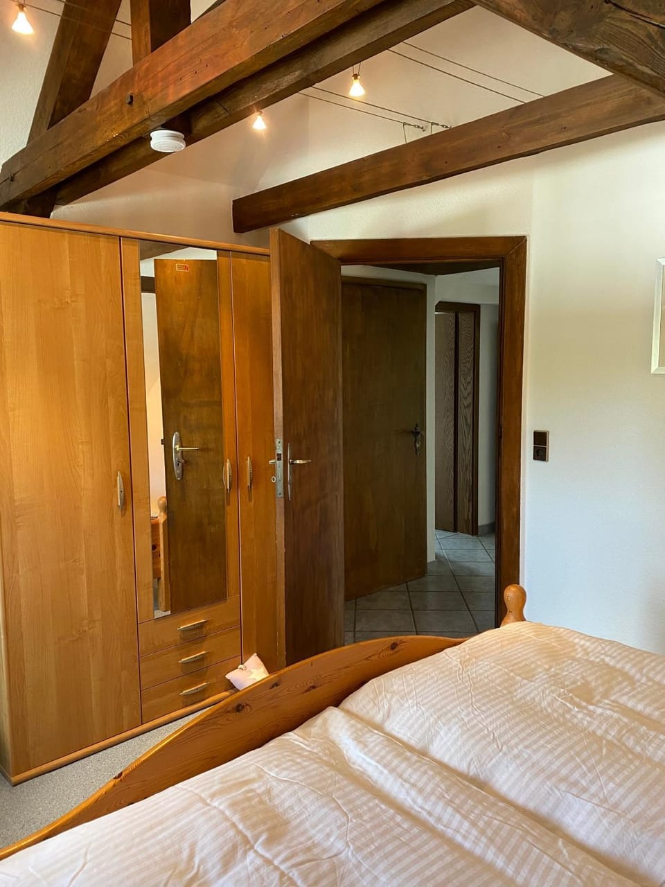 Property building, Living room, Bedroom