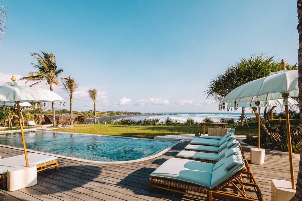 Day, Natural landscape, Pool view, Sea view, sunbed