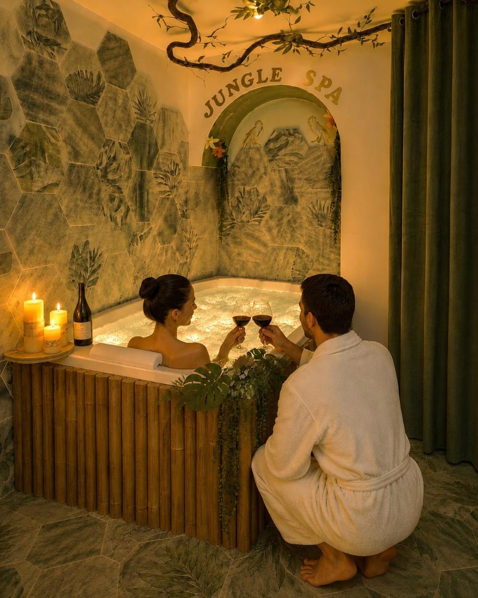 Jungle Spa - Cocon tropical et romantique avec balnéo en plein coeur de Pézenas ! Apartment in Pézenas