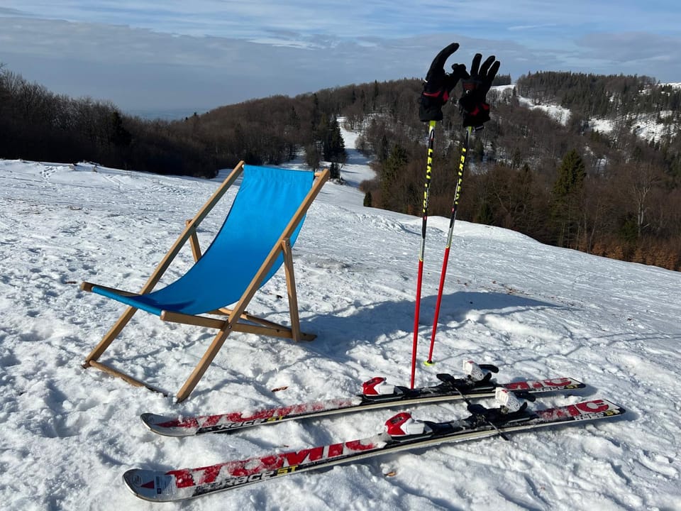 Winter, Skiing