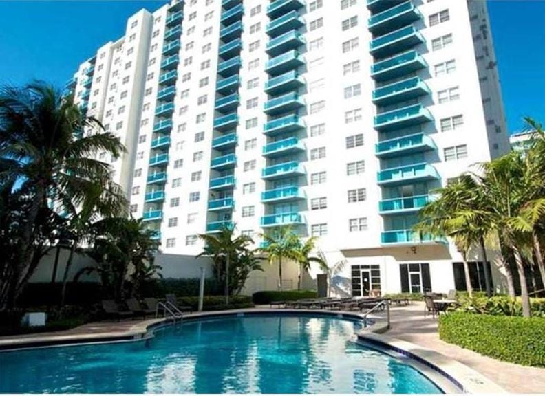 Property building, Pool view, Swimming pool