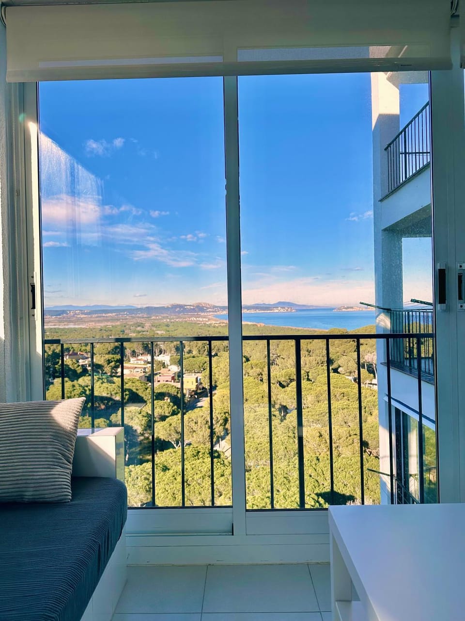 Natural landscape, Living room, Seating area, Sea view