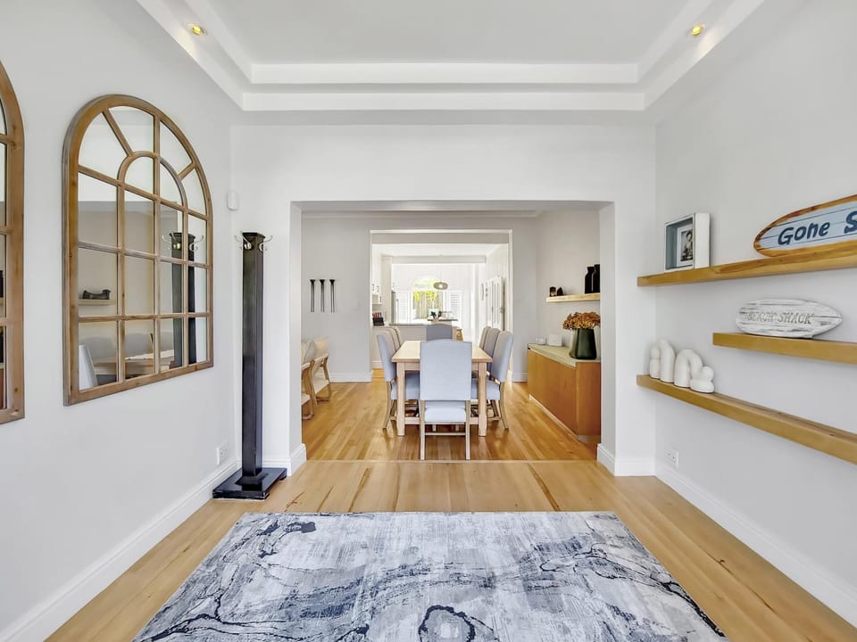 Facade/entrance, Living room, Seating area, Dining area