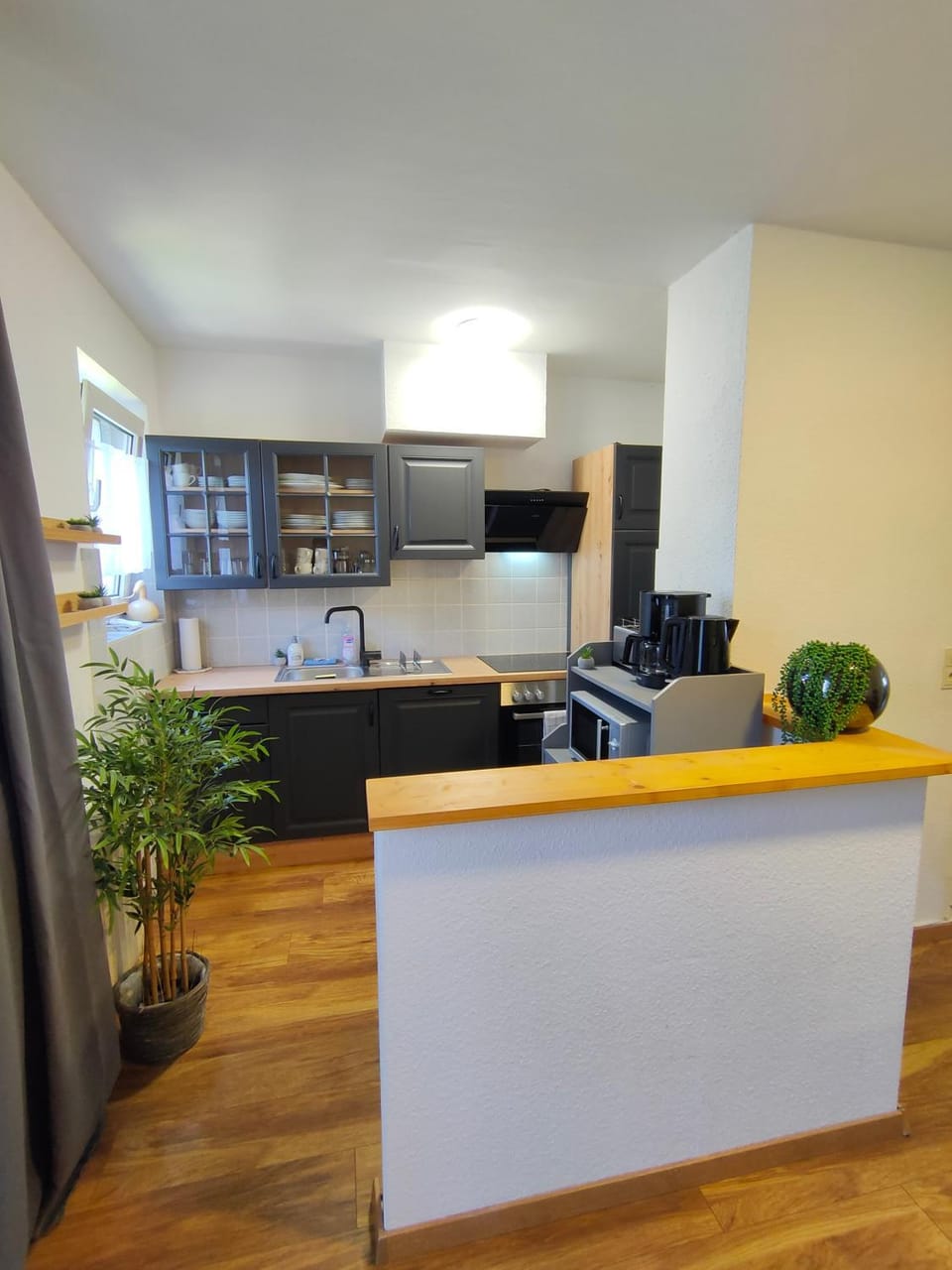 Coffee/tea facilities, Kitchen or kitchenette, dishwasher, microwave, minibar, oven, stove, toaster, kitchen, kitchen