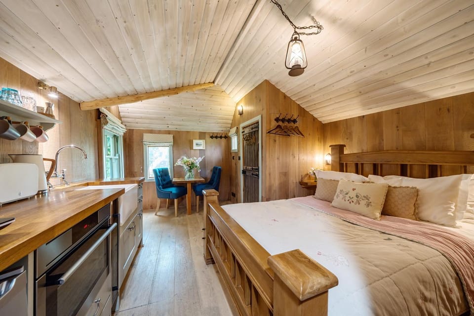 Bed, Kitchen or kitchenette, Living room, Photo of the whole room, Seating area, Dining area, Bedroom