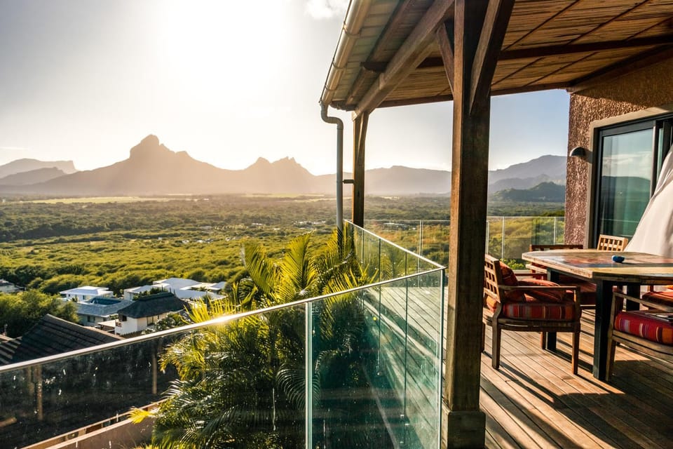 Patio, Natural landscape, Mountain view