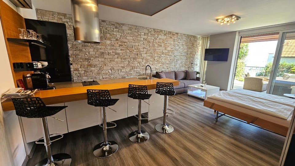 Apartmán Pálava 4 s terasou a výhledem na jezero Apartment in South Moravian Region