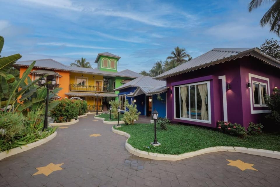 Property building, Garden view