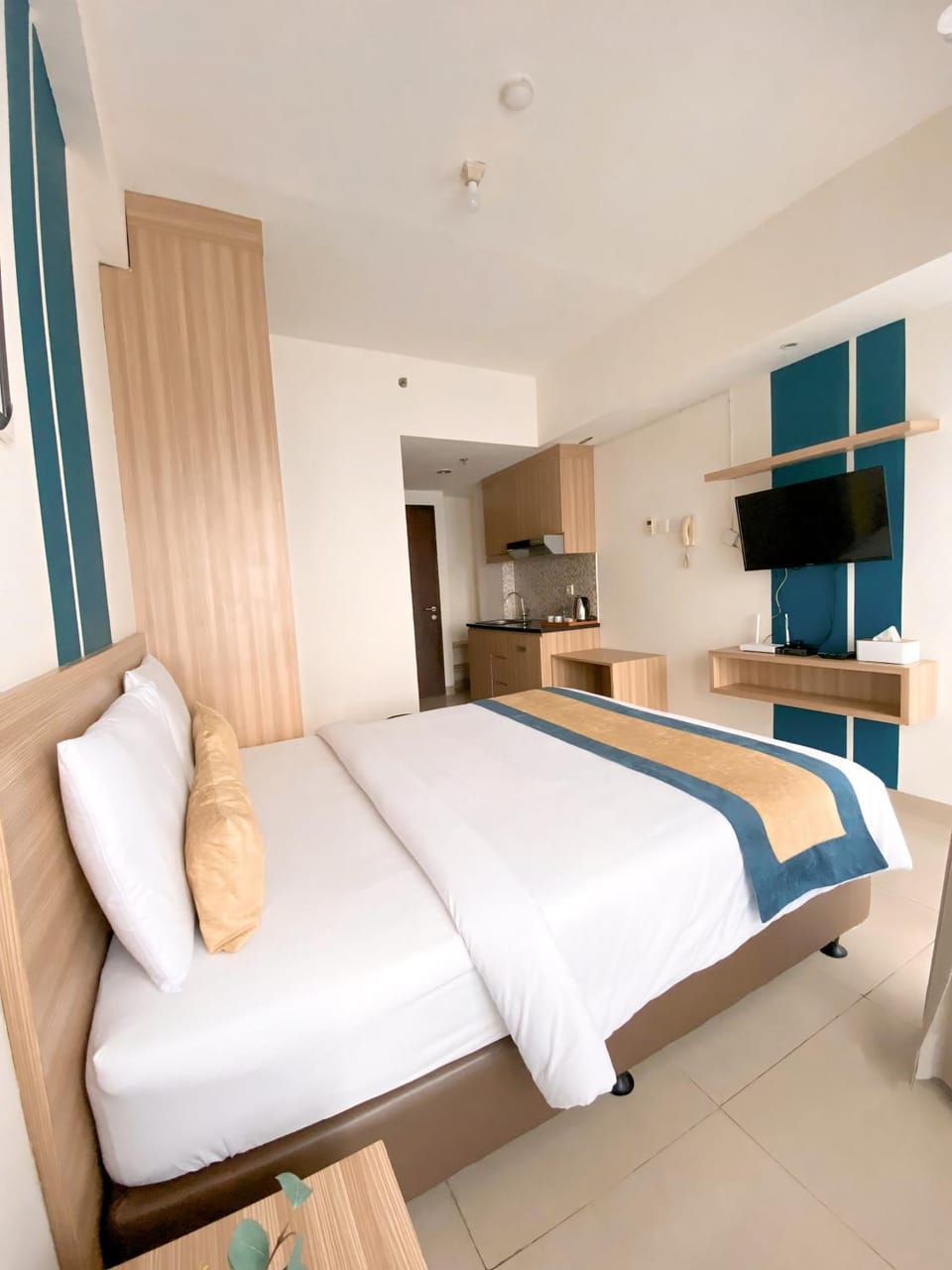 Bed, TV and multimedia