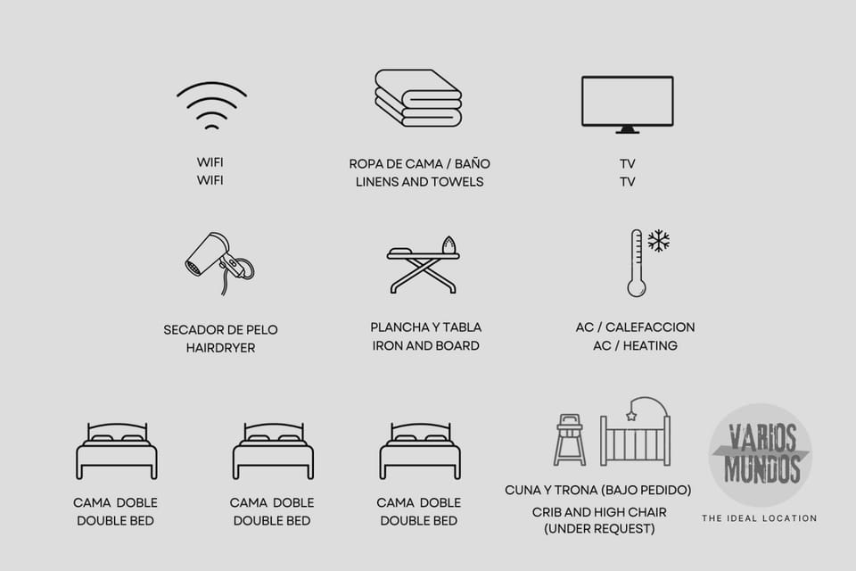 Bed, TV and multimedia, cot, internet, towels