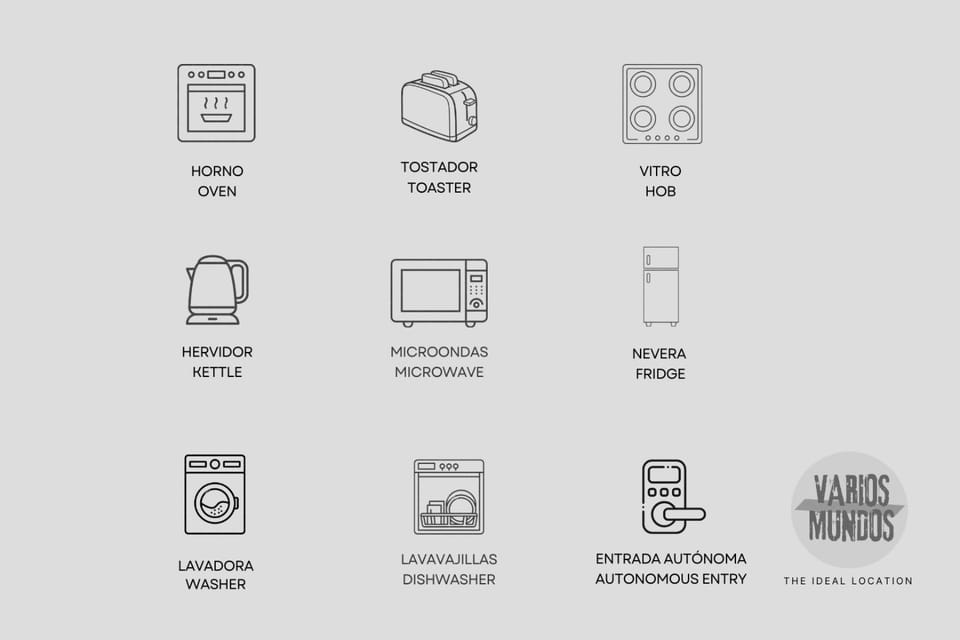 dishwasher, microwave, oven, toaster, washing machine
