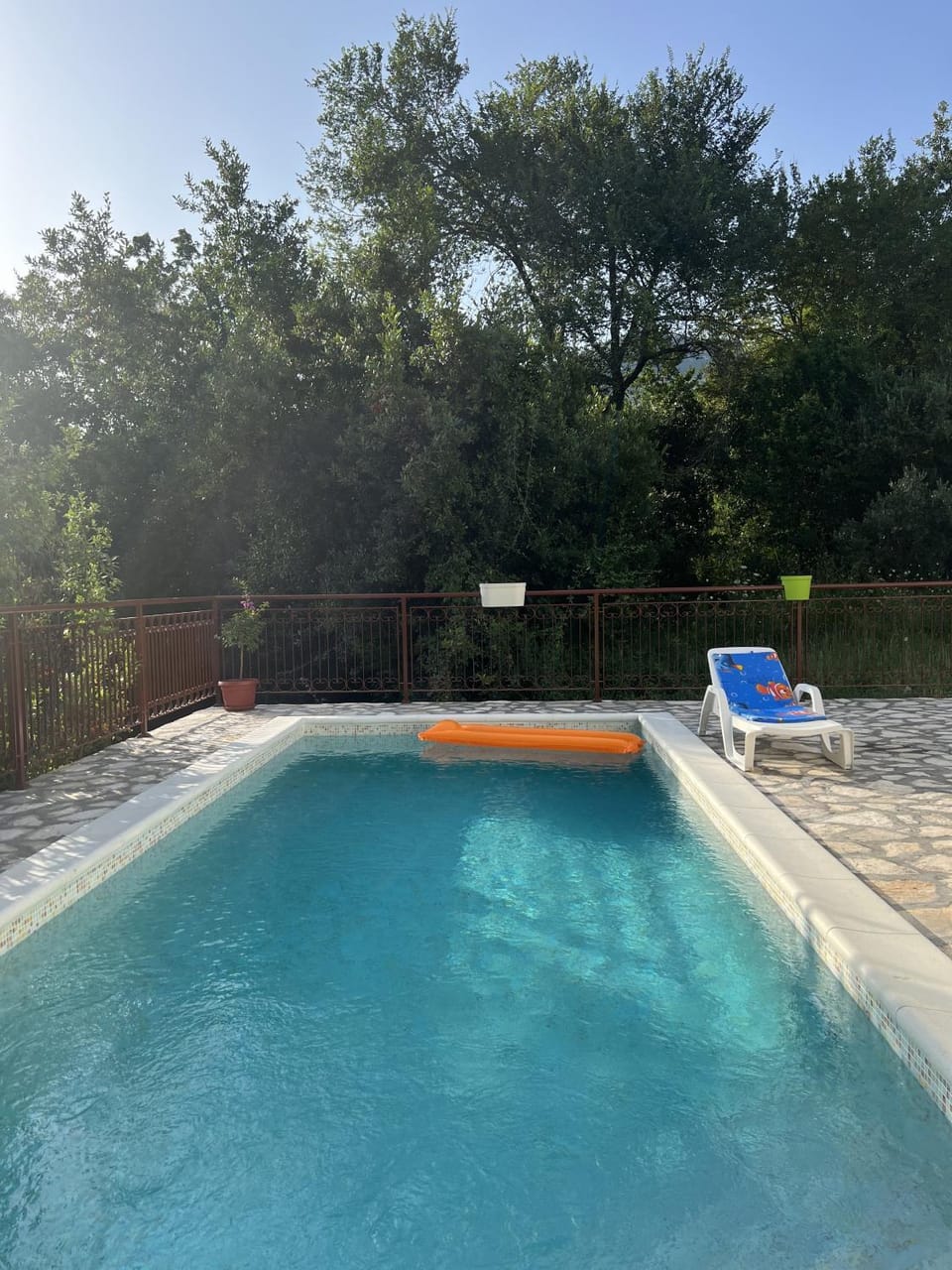 Pool view, sunbed
