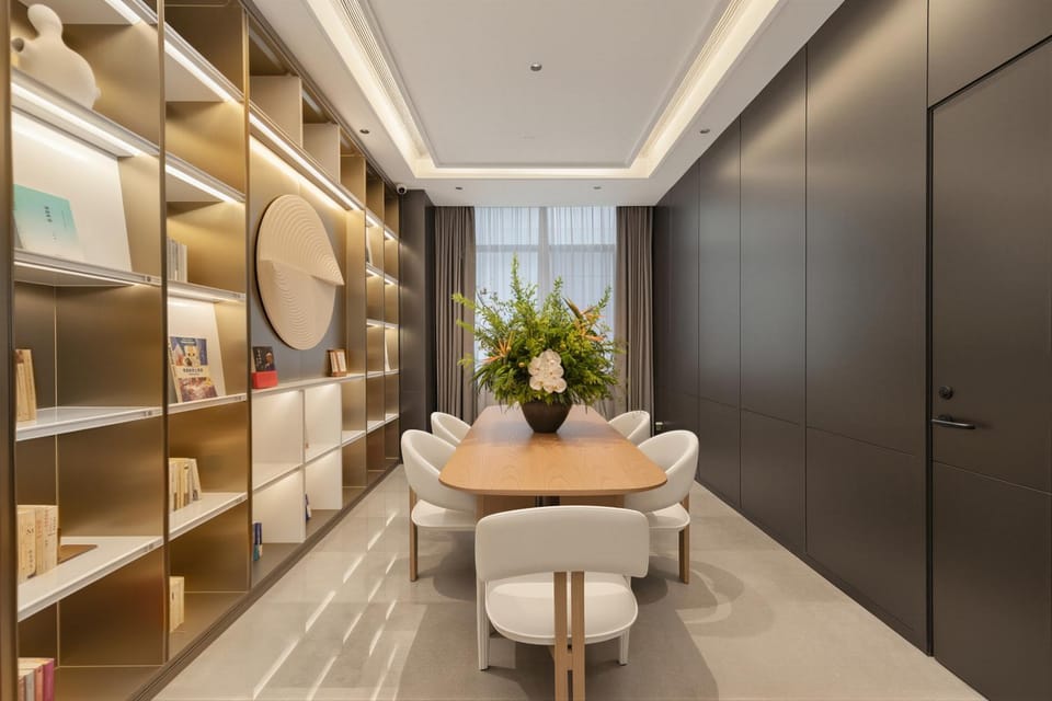Library, Seating area