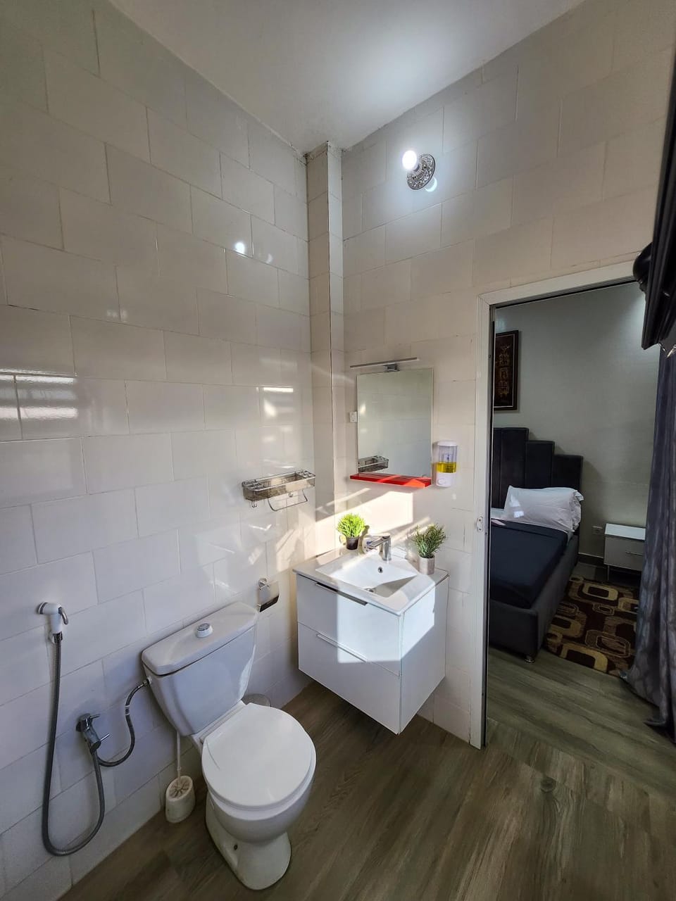 Toilet, Bed, Bathroom