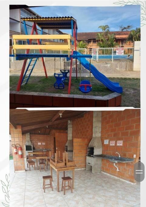 Conforto e Lazer pertinho da praia Só atravessar a avenida Apartment in State of São Paulo