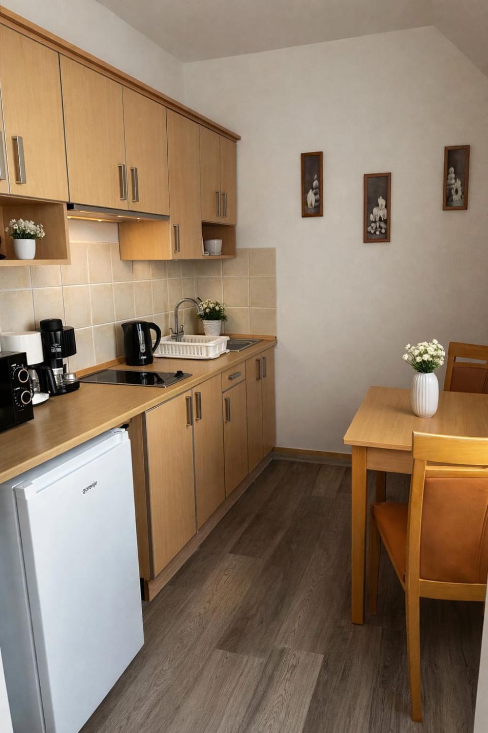 Coffee/tea facilities, Kitchen or kitchenette, oven