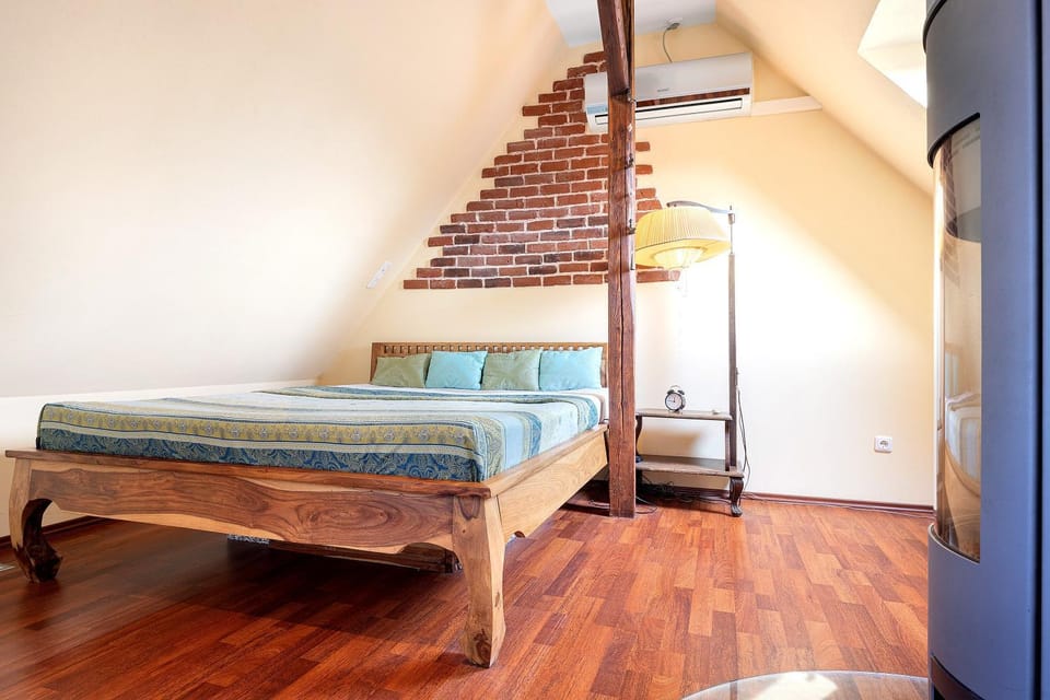 Property building, Living room, Bedroom