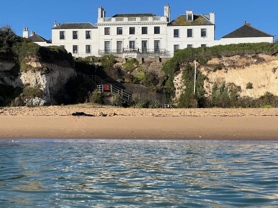 Property building, Nearby landmark, Natural landscape, Beach, Landmark view