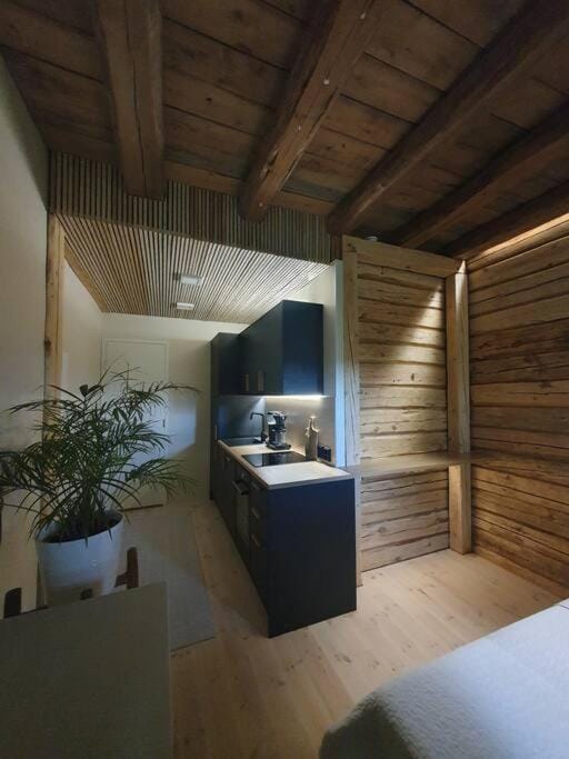 Pieni asunto maalla navettarakennuksessa. Apartment in Finland