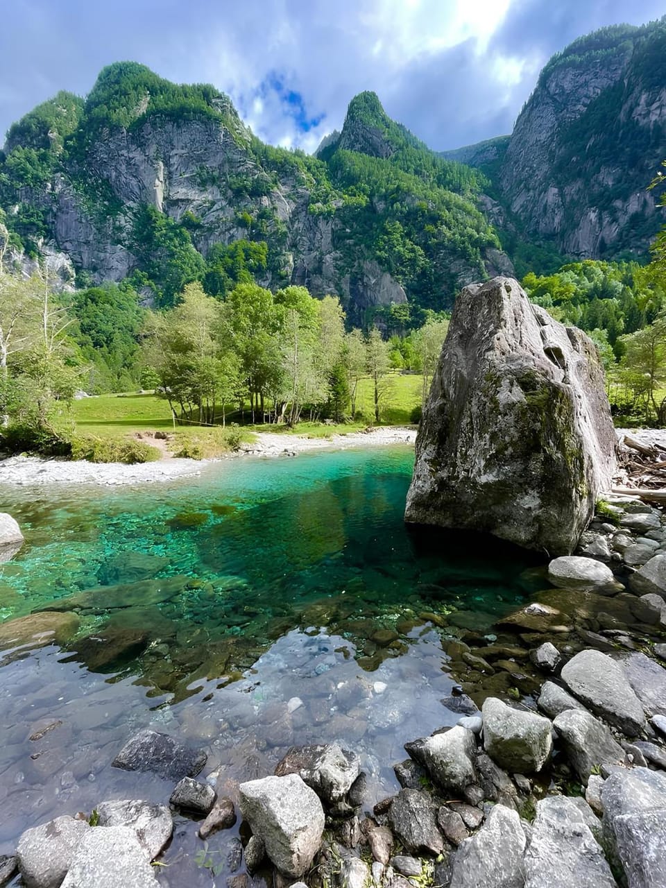 Nearby landmark, Natural landscape, Mountain view, River view