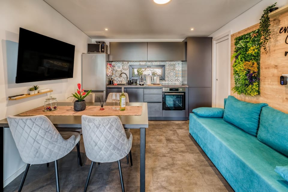 TV and multimedia, Kitchen or kitchenette, Living room, Dining area, kitchen, air conditioner