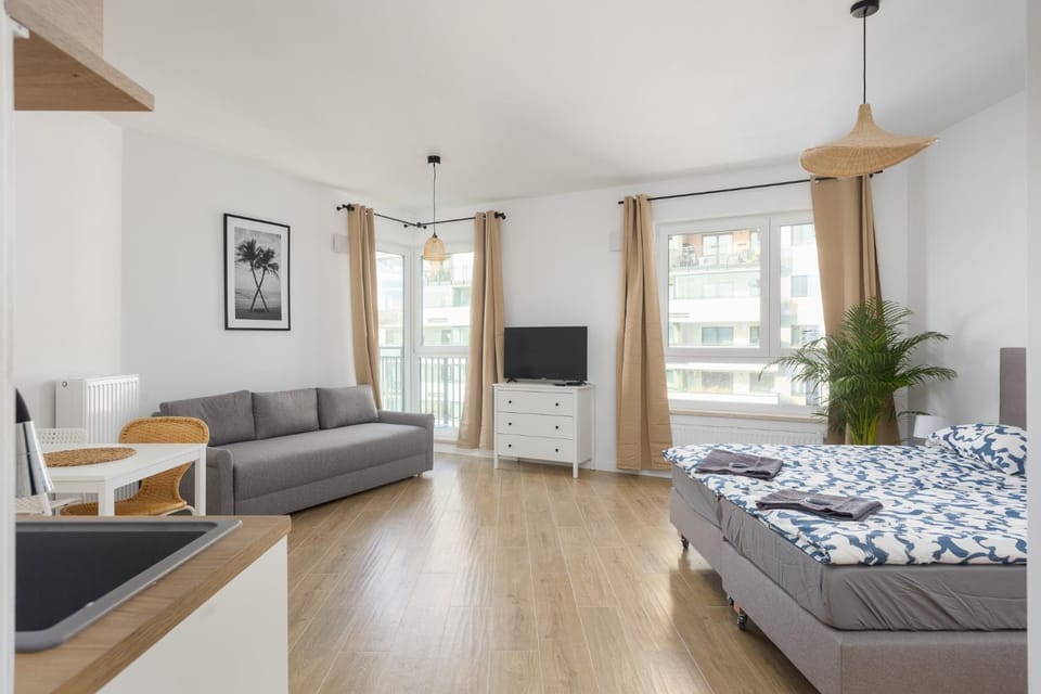 Bed, TV and multimedia, Living room, Photo of the whole room, Seating area, Bedroom